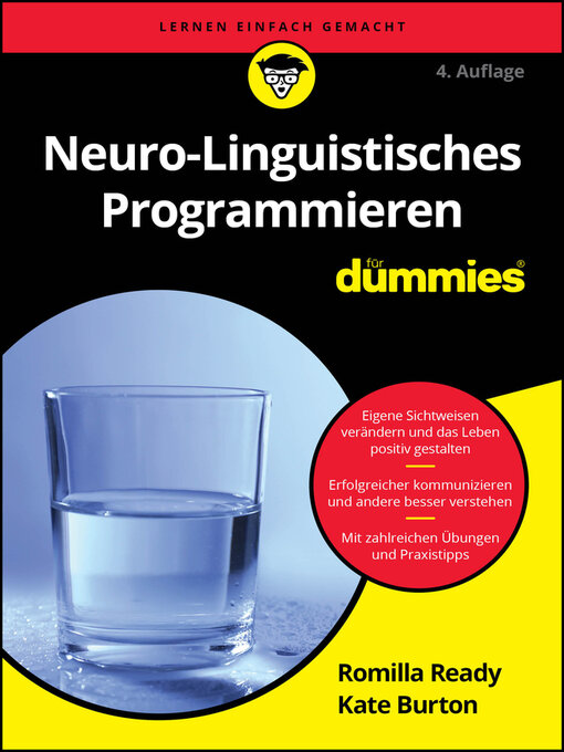 Cover image for Neuro-Linguistisches Programmieren für Dummies